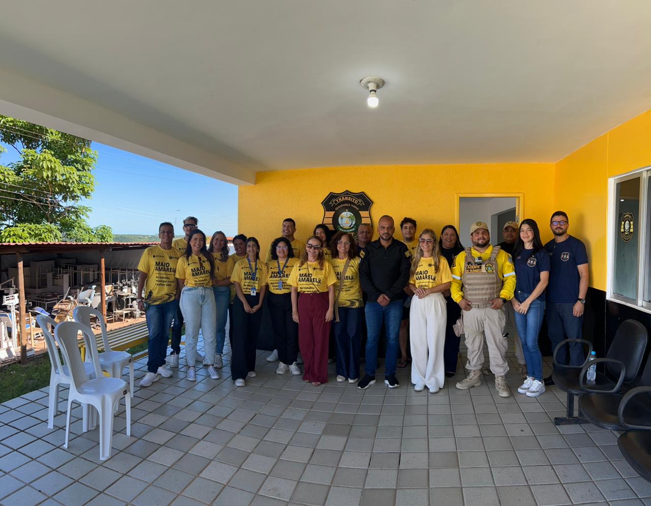 SMTT Coruripe e Detran/AL levam conscientização do Maio Amarelo para estudantes e condutores